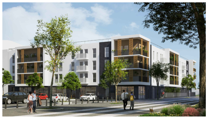 résidence de logements et commerces - MEAUX (77)